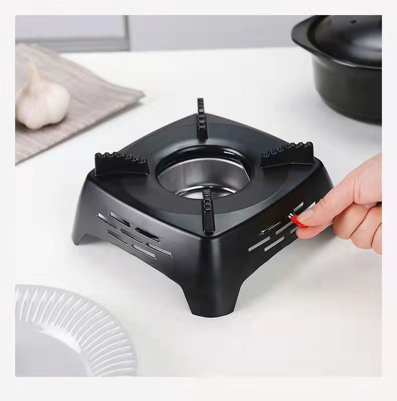 铝合金便携抽屉式固体液体酒精炉子家用小火锅饭店酒店商用干锅锅仔酒