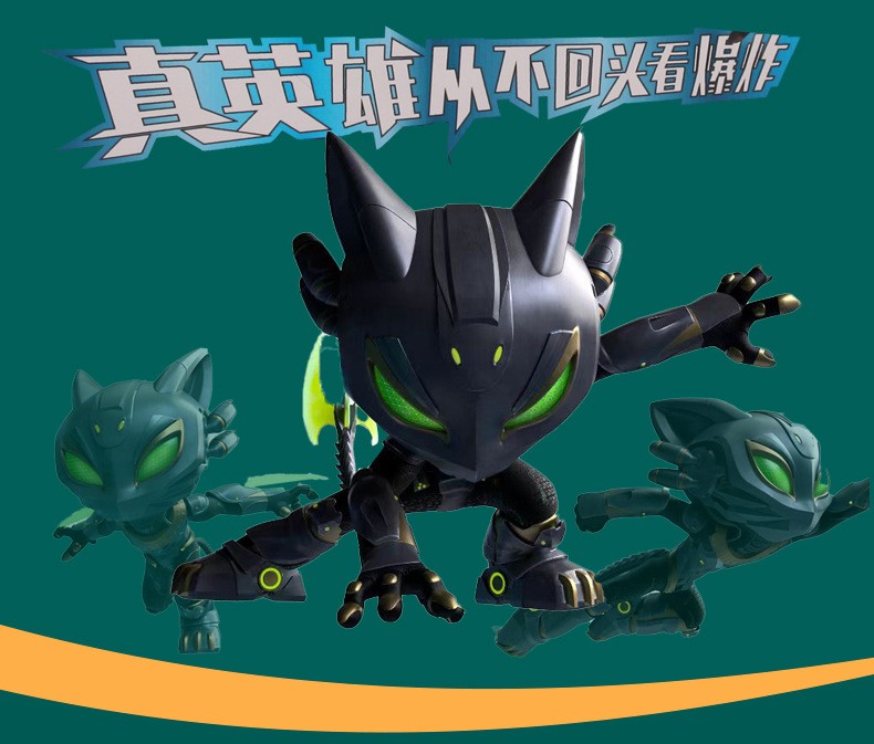 熊出没之重返地球玩具阿布手办玩偶变形发光模型可拆卸帮帮团阿布手办