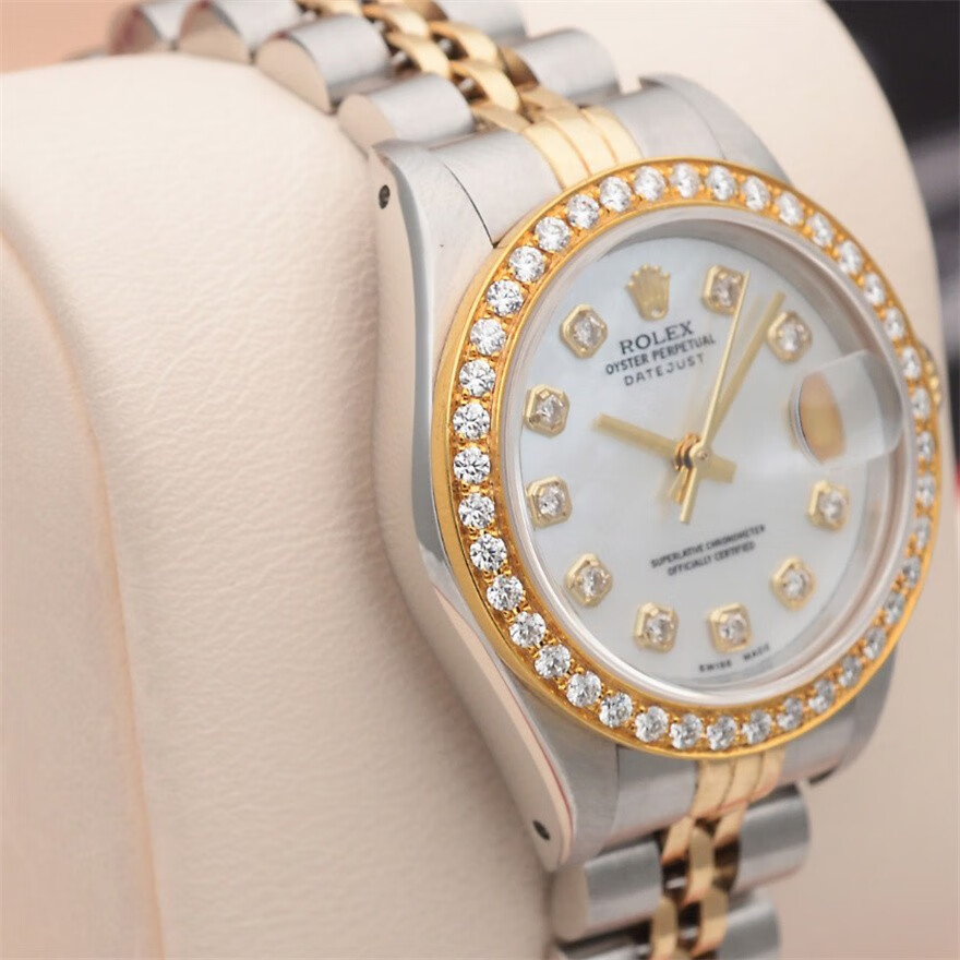 【二手95新】劳力士 日志型69173 间金 后镶钻 自动机械女表手表