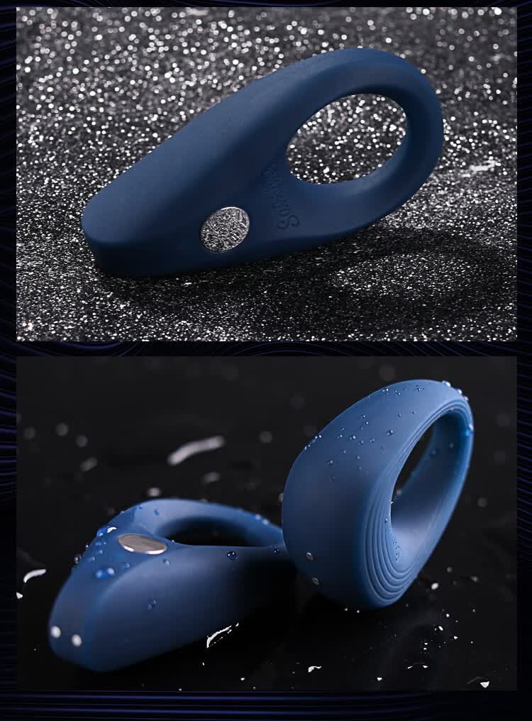 阴囊性用品两性自慰器振动情趣玩具私处震震环隐形情侣震震环双震按摩