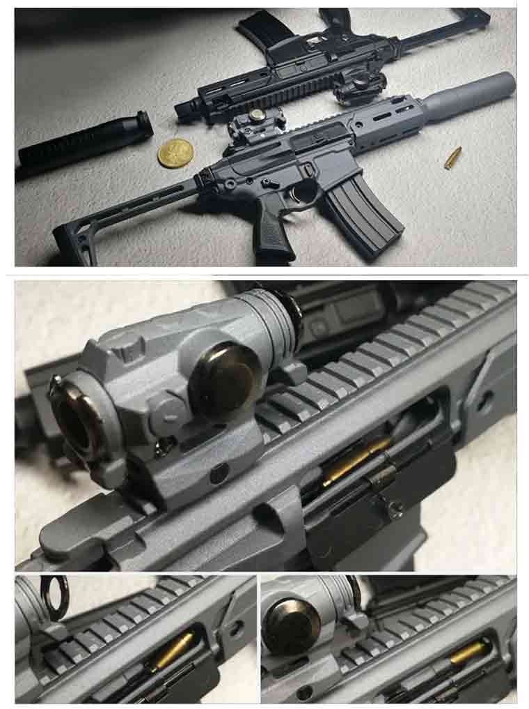 新品135抛壳mcx合金枪模卡宾枪全拆卸金属收藏摆件玩具不可发射mcx弹