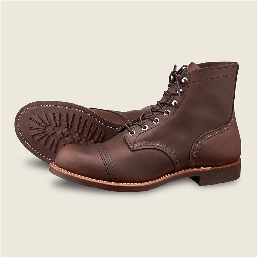 red wing heritage红翼男靴工装靴 美产 iron ranger 户外休闲靴皮靴