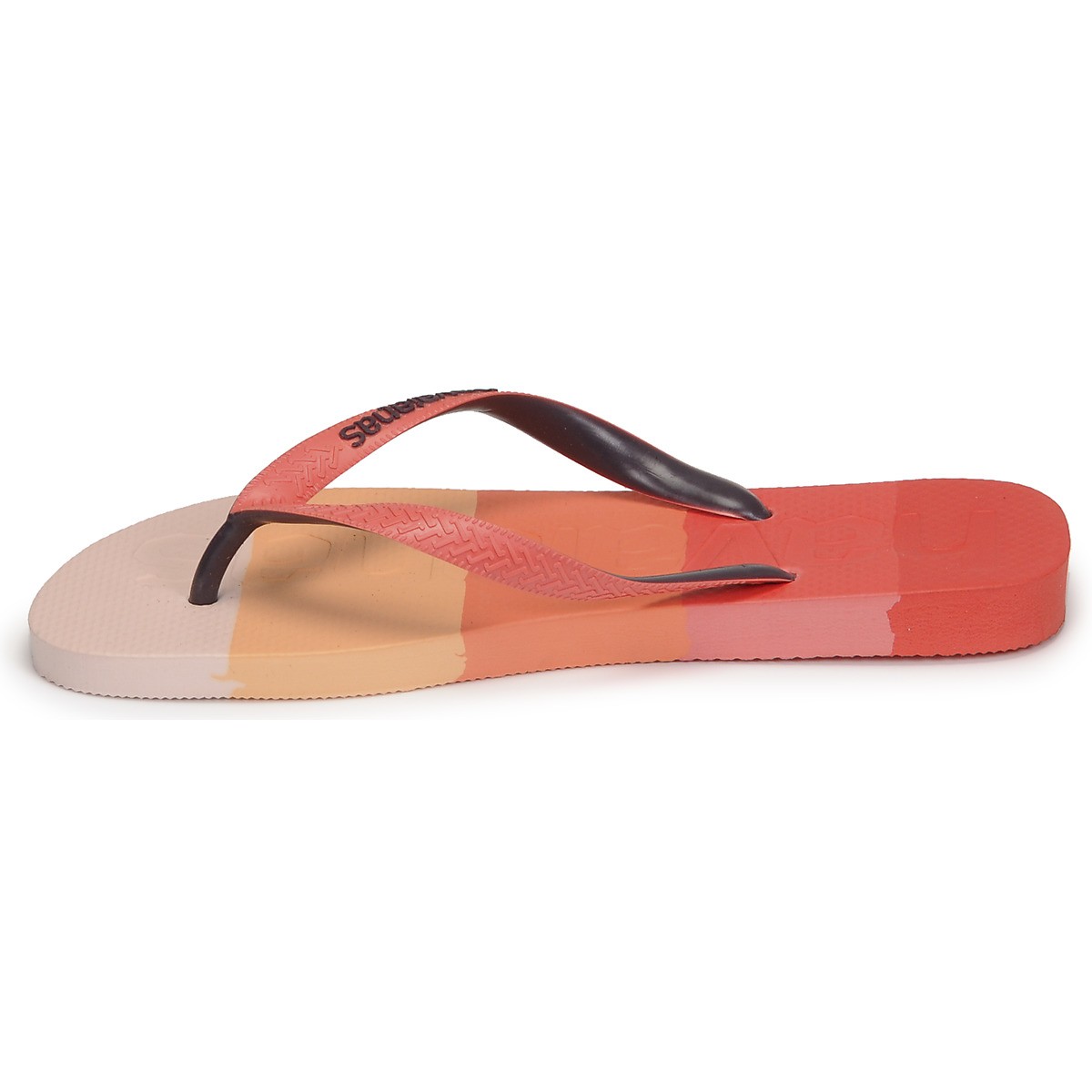 havaianas/哈瓦那女士鞋子玫瑰色拖鞋夹趾平底时尚软底沙滩鞋舒适防滑