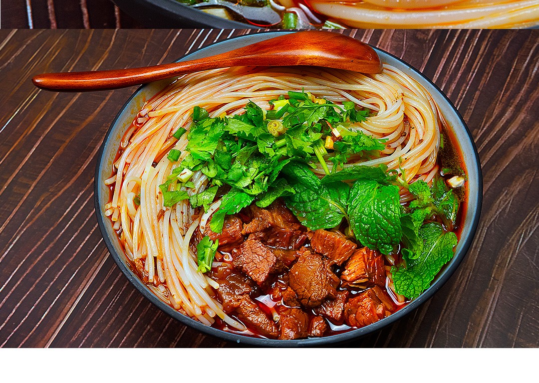 黄果树三碗粉微波款红烧牛肉粉盒装贵州经典风味特产米粉方便速食食品