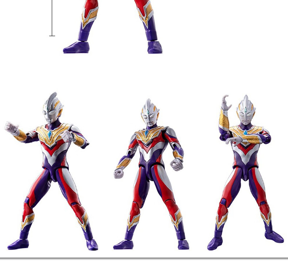 万代bandai 奥特曼 超可动系列 男孩儿童玩具英雄人偶礼物 真特利迦