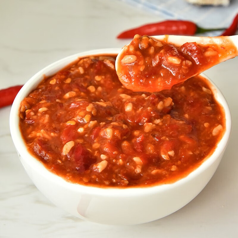 糟辣酱28kg桶装广西特产酸糟辣椒酱糟辣子泡红糟辣椒糟辣剁椒酱蒜蓉酱