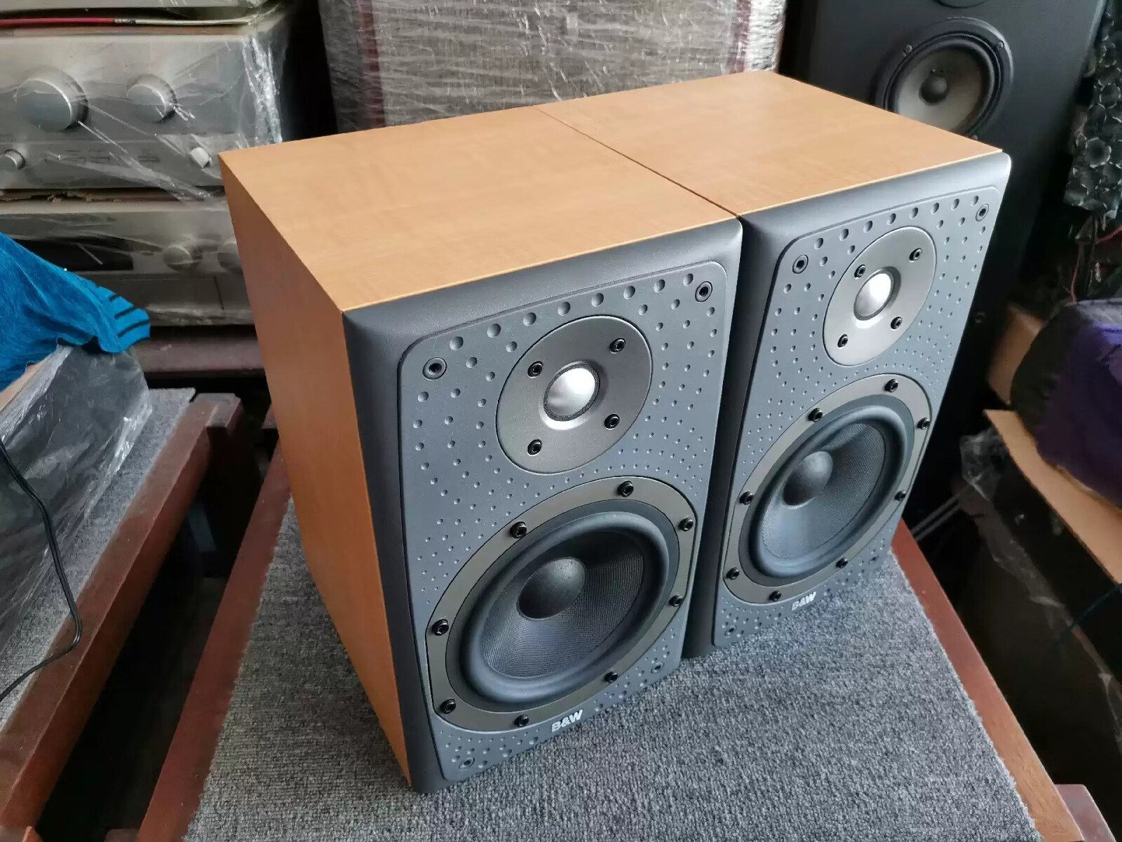 英国b&w/宝华dm303发烧6寸书架音箱二手音箱(8新)【图片 价格 品牌