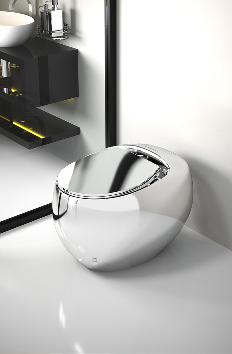 德国mgxg新款无水箱金色银色家用成人马桶小户型节水电动鸡蛋圆形座