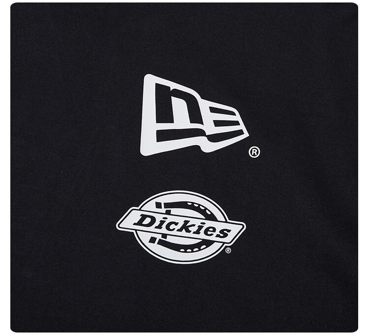 newera纽亦华xdickies联名款logo印花长袖卫衣男女2021秋季上衣
