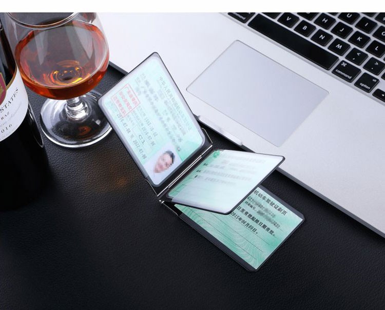 创魔createmagic创意姓氏男士高档金属机动车驾驶证行驶证皮套二合一