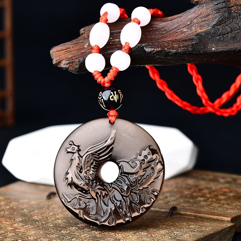 峥泽祥安灵阁金乌利贵吊坠2022虎年属蛇项链生肖蛇转运珠吉祥物男女