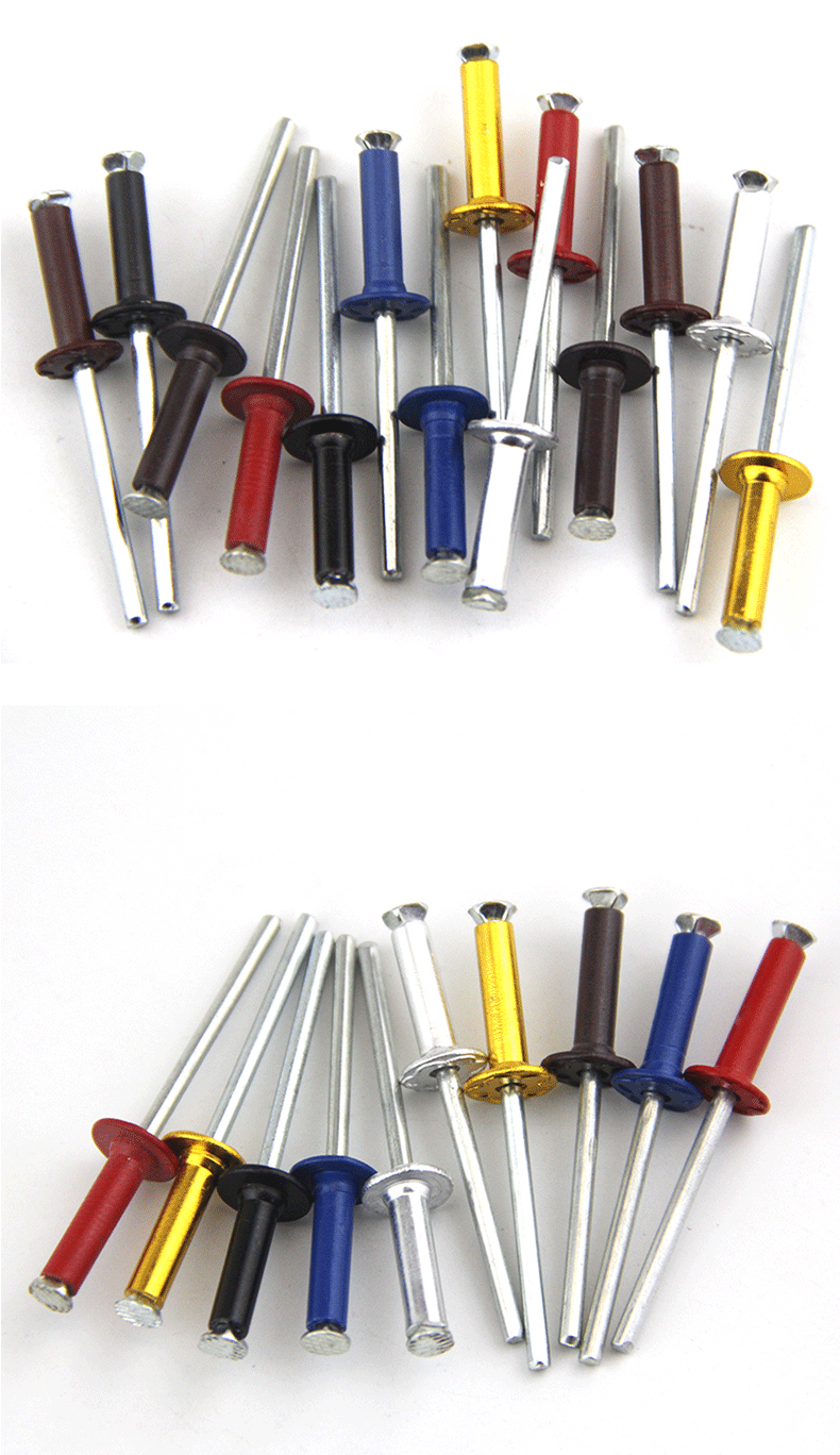 传测-拉花铆钉铝制抽芯铆钉酒盒梅花铆钉防伪铆钉千只价直径【m3.