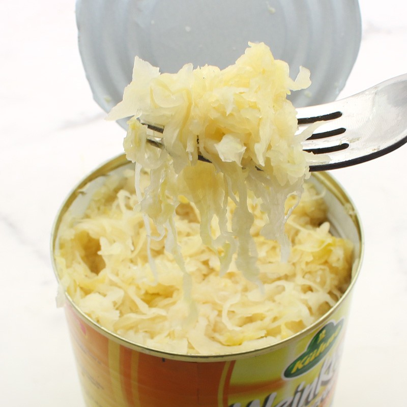 德国进口冠利酸菜810g酸椰菜腌制泡菜德式西餐搭配香肠猪脚解油腻