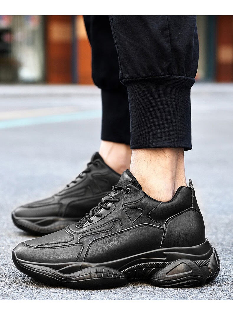 小个子增高男鞋6cm秋款鞋8厘米男生增高鞋厚底加高鞋青少年鞋波鞋10