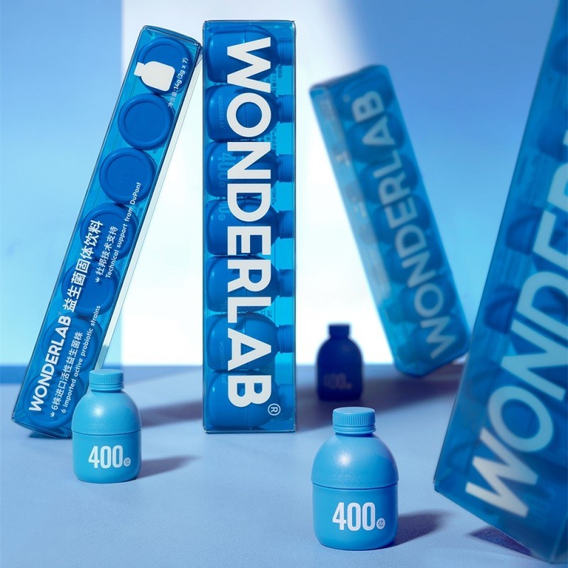 【官方旗舰】wonderlab小蓝瓶益生菌粉400亿cfu肠道益生元固体饮料 3