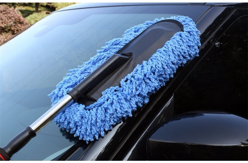 洗车拖把汽车擦车除尘刷子掸子用品用具蜡拖伸缩清洁蜡刷长柄车用推荐