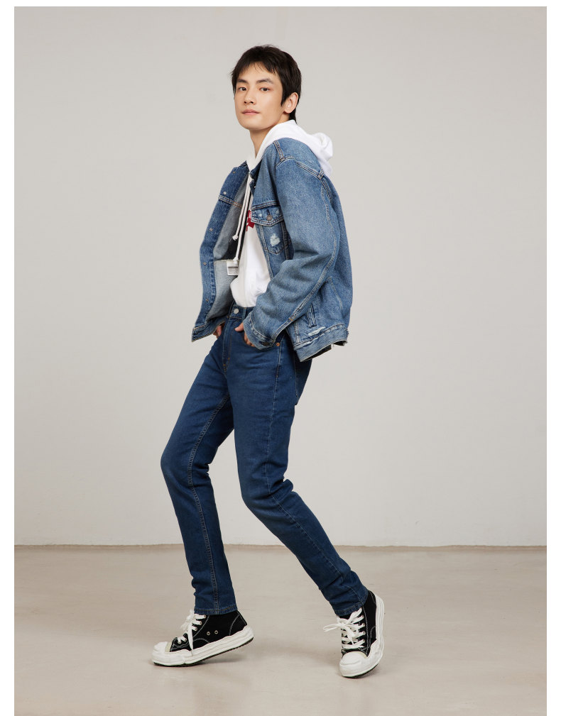 levis 李维斯男士李维斯512修身锥型时尚休闲牛仔裤 28833-0954 蓝色