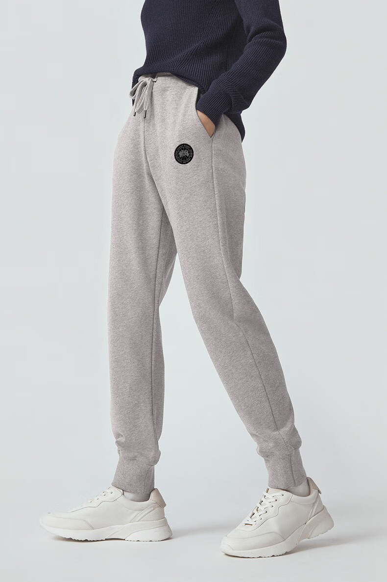 canada goose加拿大鹅 muskoka 女士黑标长裤 7402lb 1342 花灰银桦色