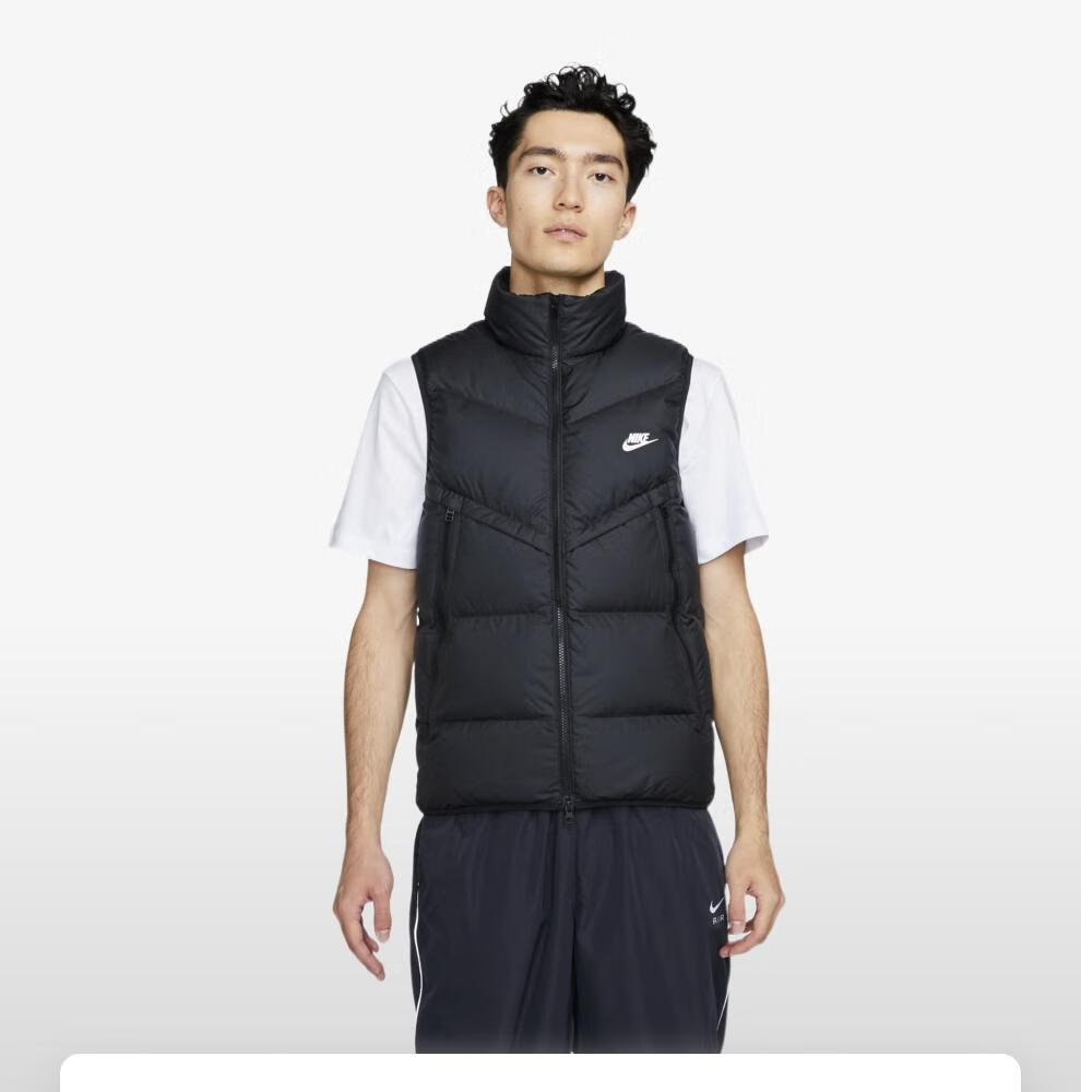 耐克(nike) 男子羽绒马甲 storm-fit dv1136-010 s【图片 价格 品牌