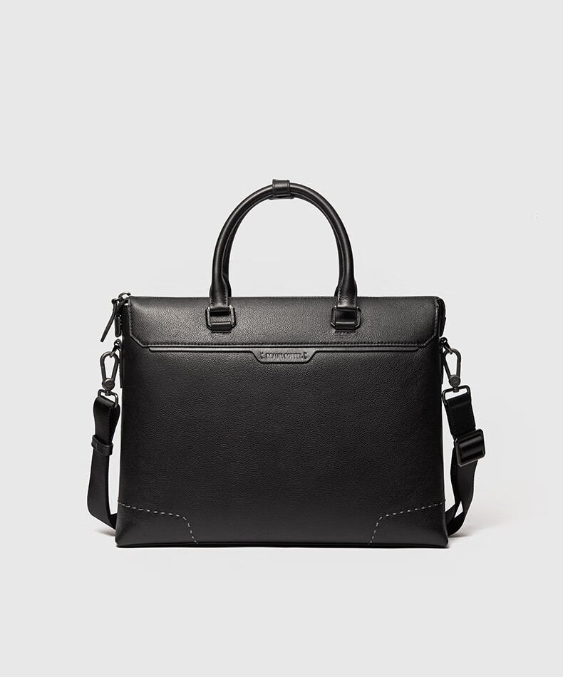 男士公文包2022年夏季新款商务头层牛皮会议通勤手提包男包电脑包