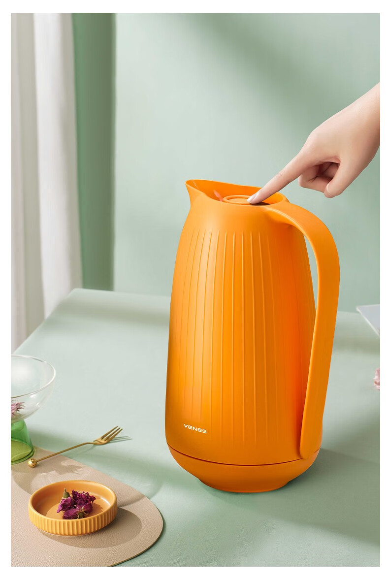 菲驰(venes)威尼斯保温壶fc608-1000 fc608-1000黄色【图片 价格 品牌