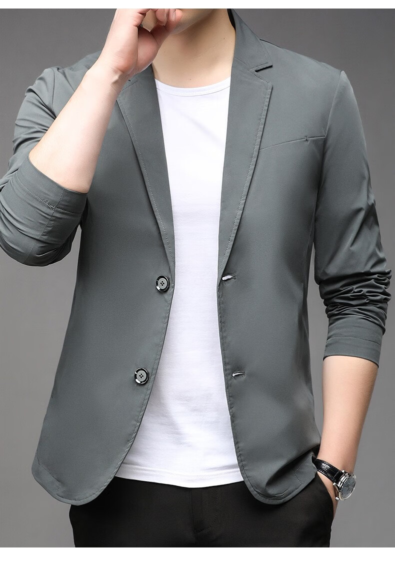 奥西劳德品牌高端轻奢男装西服男夏季新款高档薄款时尚休闲小西装潮流