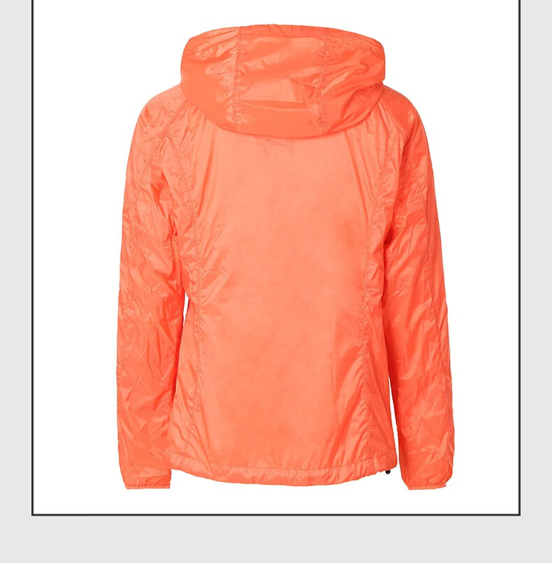 marmot土拨鼠神衣夹克户外透气排汗女皮肤衣四季连帽神衣外套 珊瑚橙