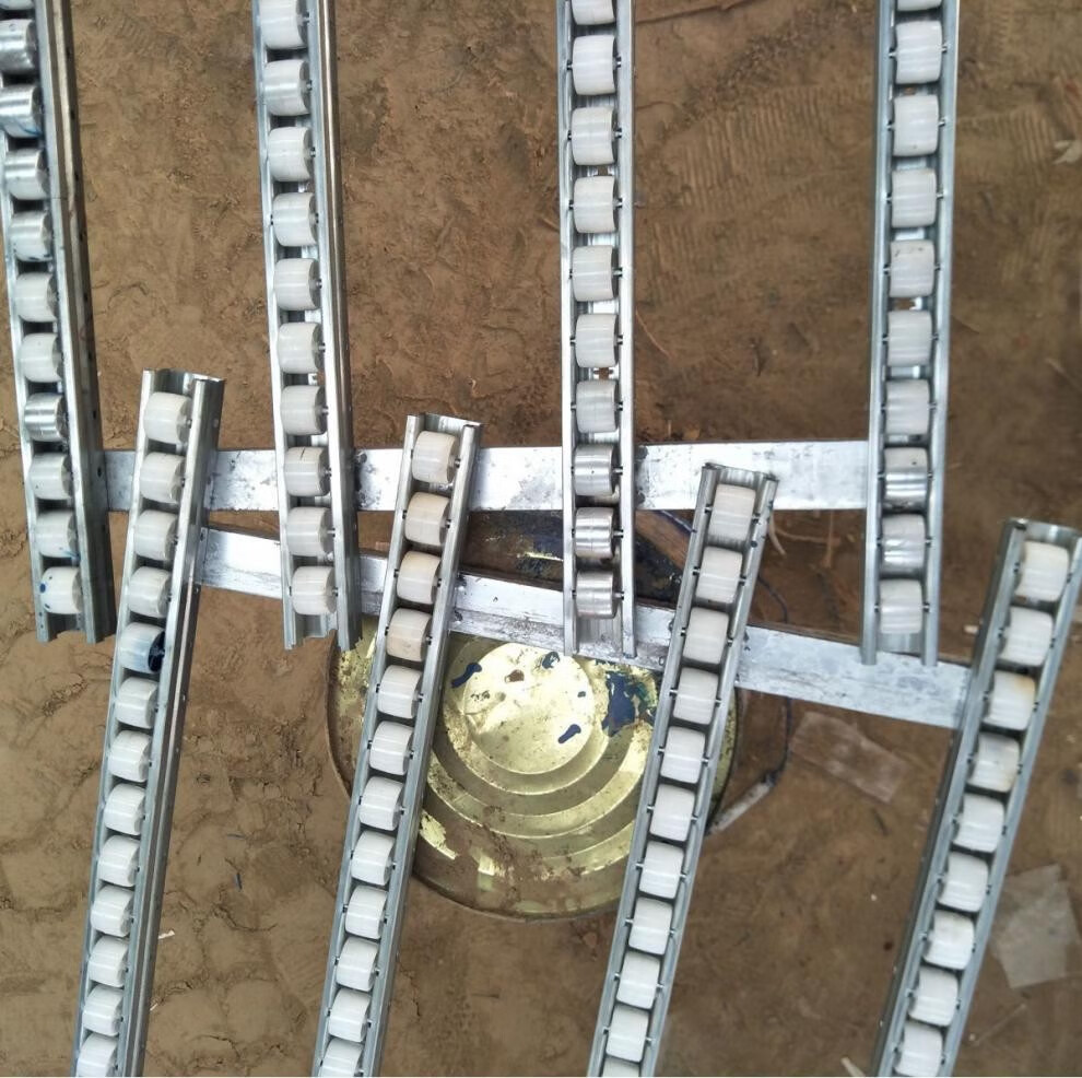 无动力卸货滑梯滑轮轨道流利条移动携带轻便卸车仓储输送搬运省力 1米