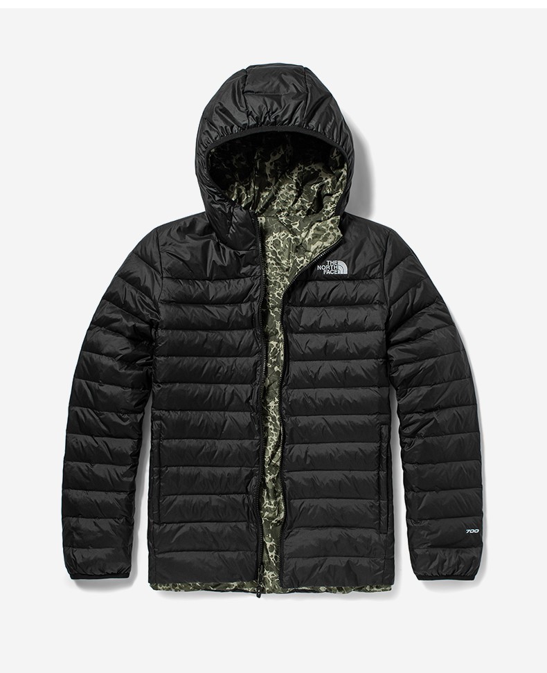 21秋冬北面thenorthface羽绒服男户外两面穿带帽保暖羽绒服4ng3黑色2