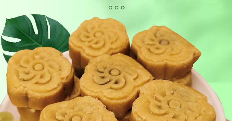 石灰窑绿豆糕陕西渭南特产老式水晶饼点心传统糕点办公休闲零食小点心