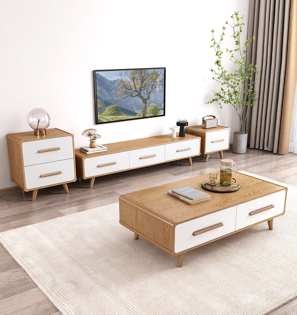 慕尼思丹munisidanyx1601原木色电视柜