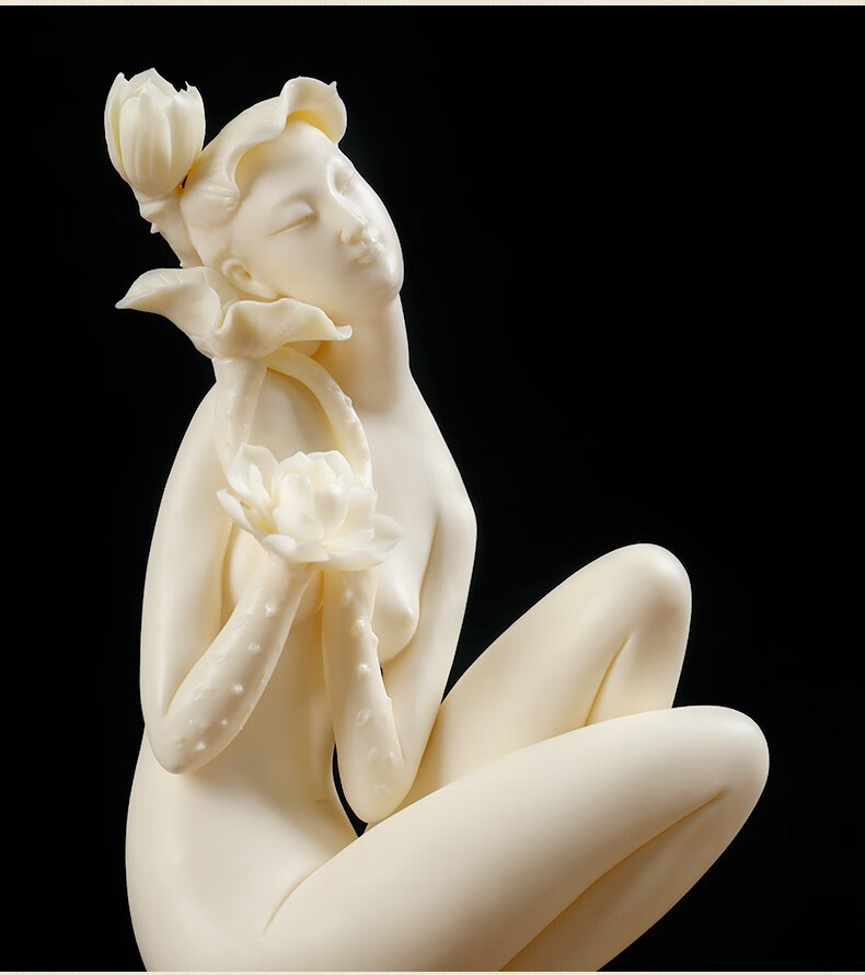玺翰雅royhoye陶瓷美女人物雕塑艺术手工工艺品居家客厅玄关酒柜书房