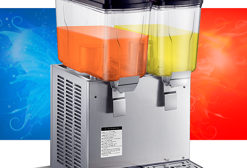 饮料机商用果汁机冷热双温双缸三缸冷饮热全自动奶茶机豪华款果汁迈森