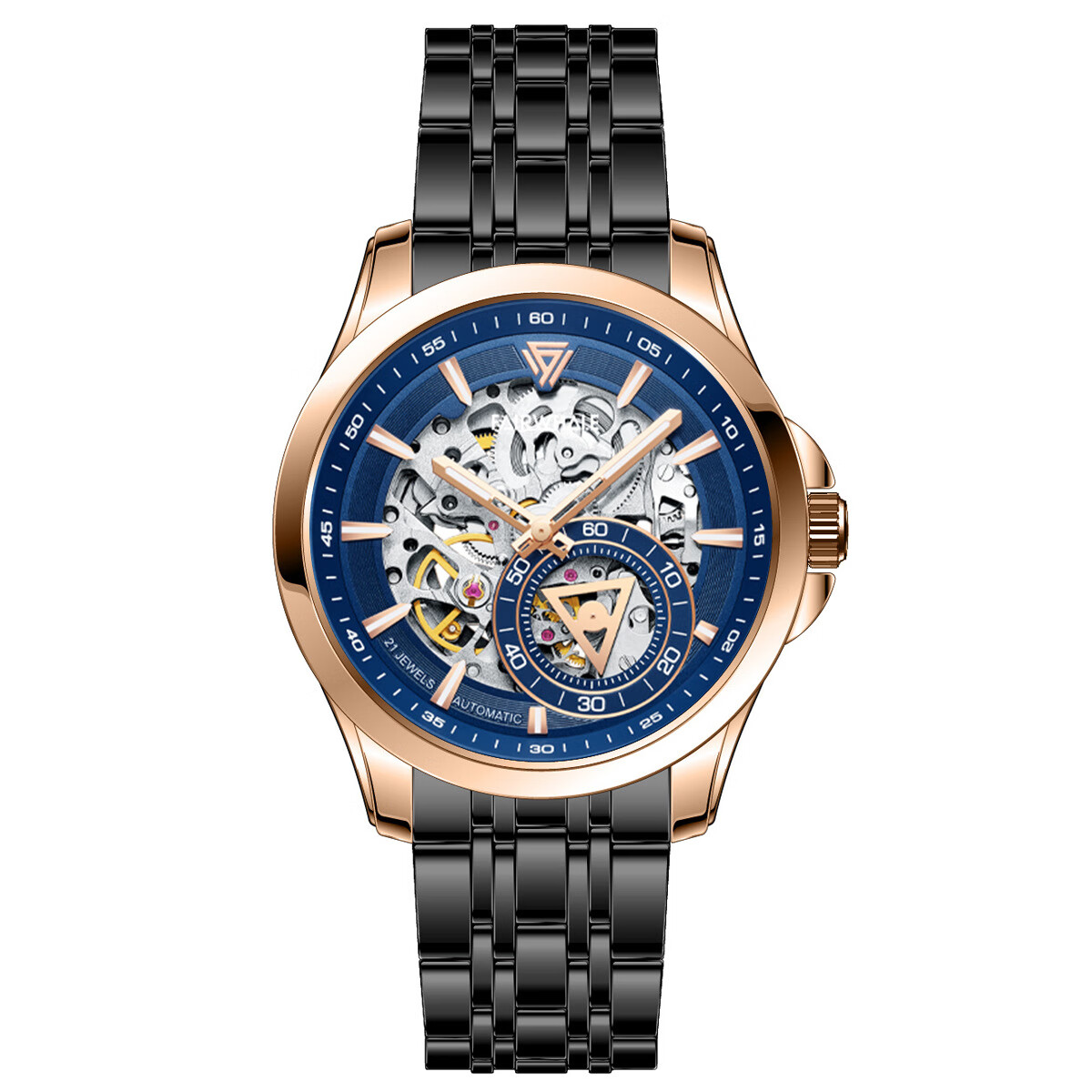 一折拍限3只马克华菲(fairwhale)男士手表镂空夜光时尚全自动机械表