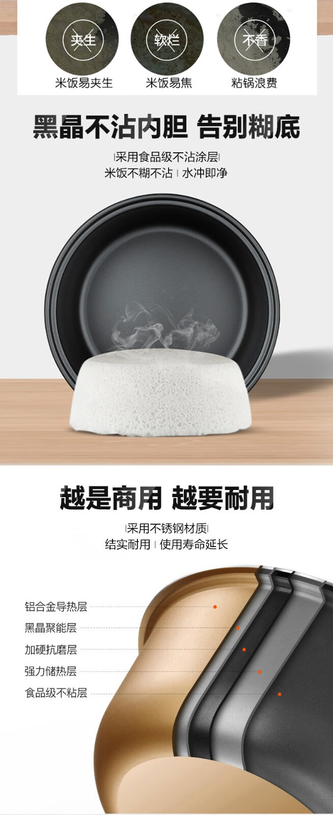 质鼎(zhiding)商用大容量电饭锅 微压西施煲酒店食堂快餐店工地超大型