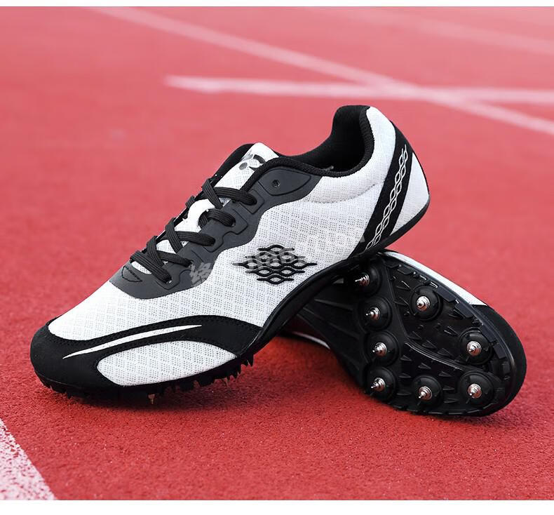 绛天百米专业跑鞋竞速短跑比赛训练鞋三级跨栏专业冲刺钉鞋田径马拉松