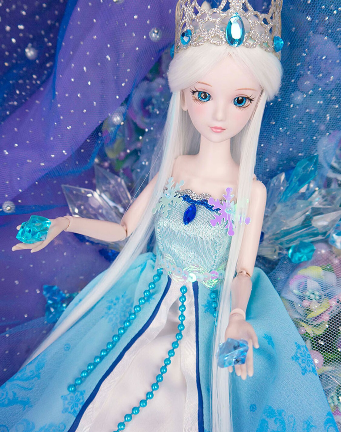 叶罗丽娃娃女孩公主玩具洋娃娃冰公主罗丽灵公主精灵梦仙子29厘米礼盒