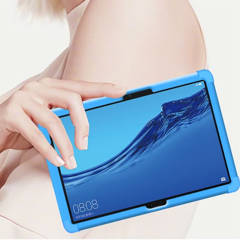 apobico 华为c5-8英寸平板套2020款保护壳液态硅胶防摔huawei气囊加厚