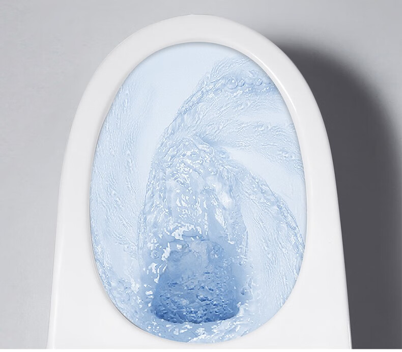 0大口径大冲力虹吸智能盖板静音防臭座便器黑色盖陶瓷抽水马桶 【jh-8