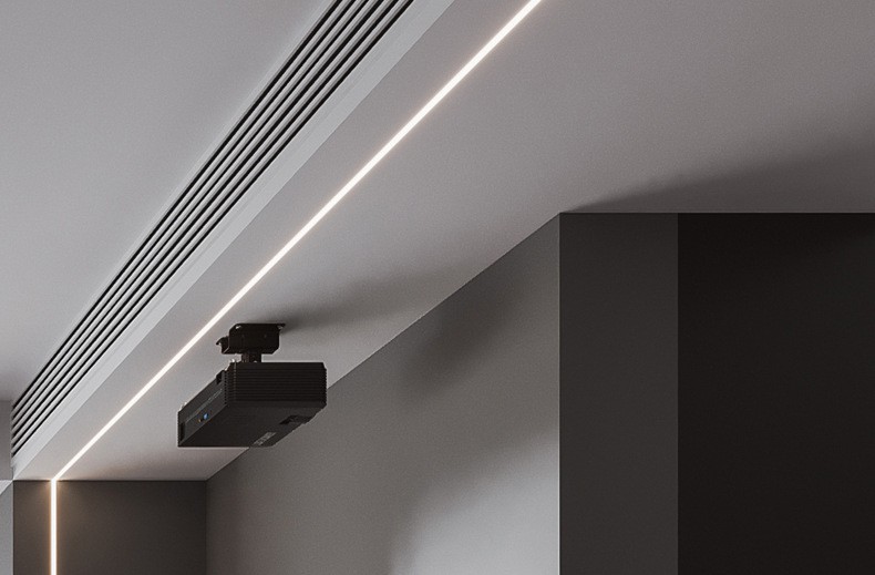 流水线型灯照明线条灯led线型灯客厅吊顶跑马追光线性灯嵌入式铝合金