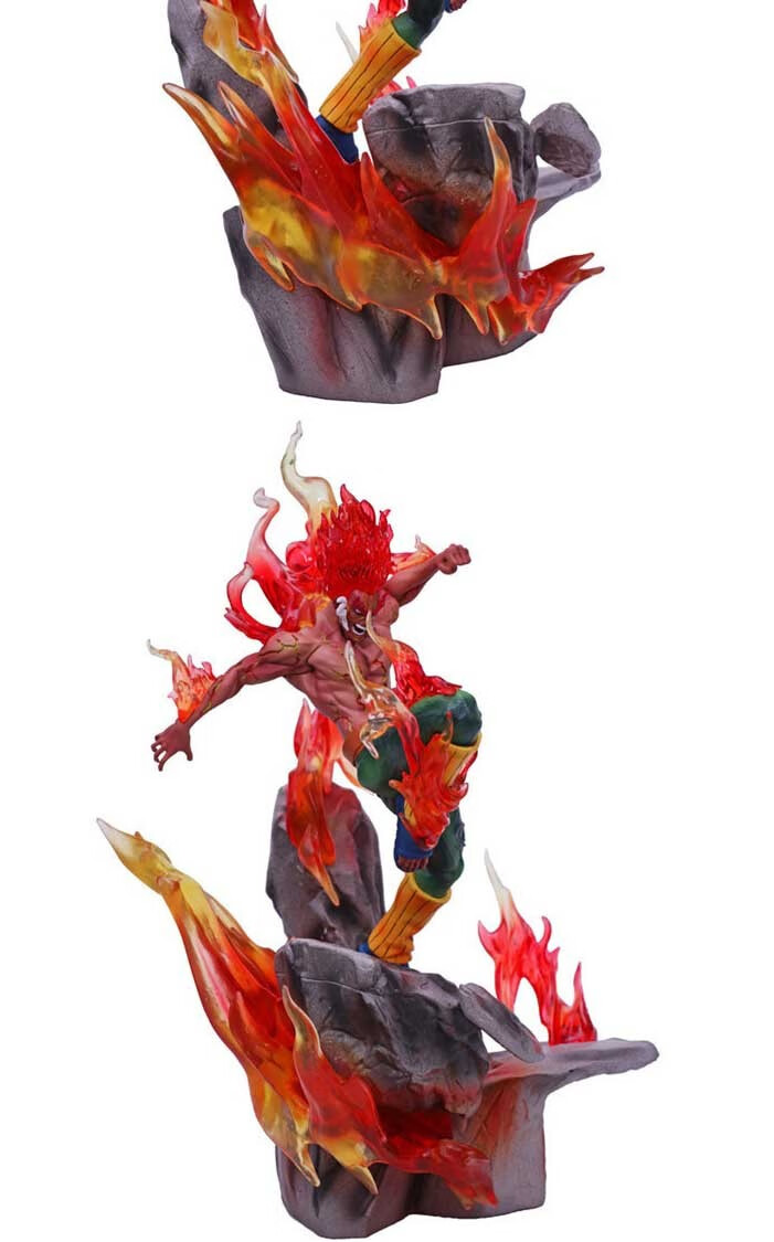 火影忍者手办夜凯战斗版手办八门遁甲夜凯迈特凯场景版模型 夜凯