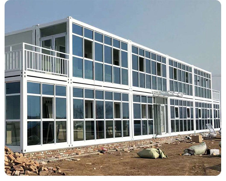 集装箱快拼装住人集成房屋房组装可拆卸材料临建阳光房简易安装玻璃