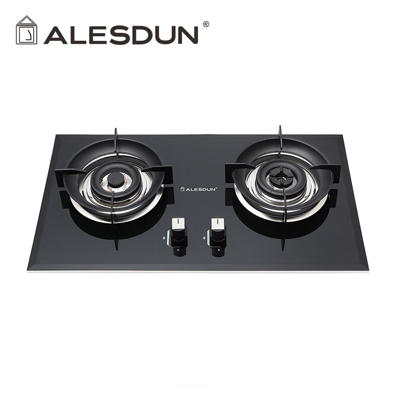 alesdun阿里斯顿高端家用电器燃气灶具alb199大火力钢化玻璃台式嵌入