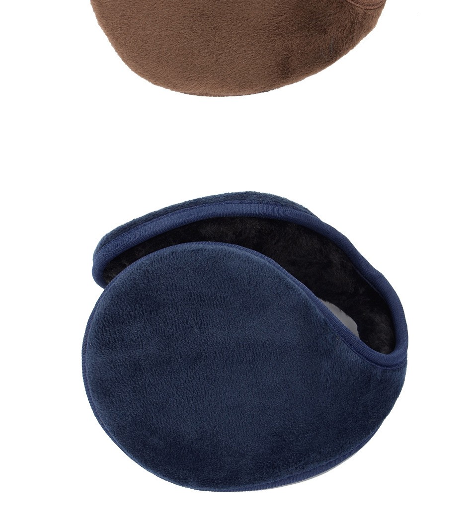 新款冬季耳罩加厚保暖耳包男女耳暖韩版耳捂耳套加厚黑色耳罩13厘米