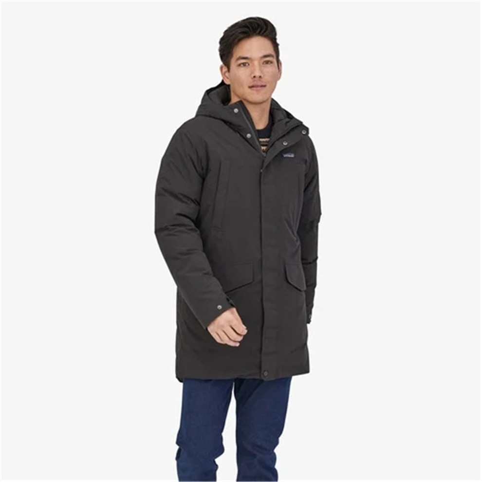 patagonia巴塔哥尼亚羽绒服男士中长款派克大衣city storm冬季防寒