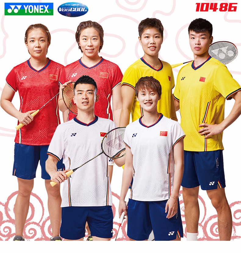 2022新款yonex尤尼克斯yy羽毛球服10486春夏季中国国家队比赛服俱乐部