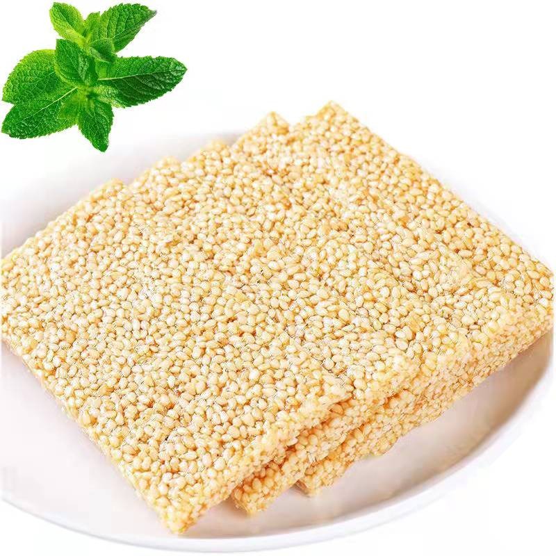 芝麻片薄脆香酥麻片白芝麻片独立小包装 3斤【图片