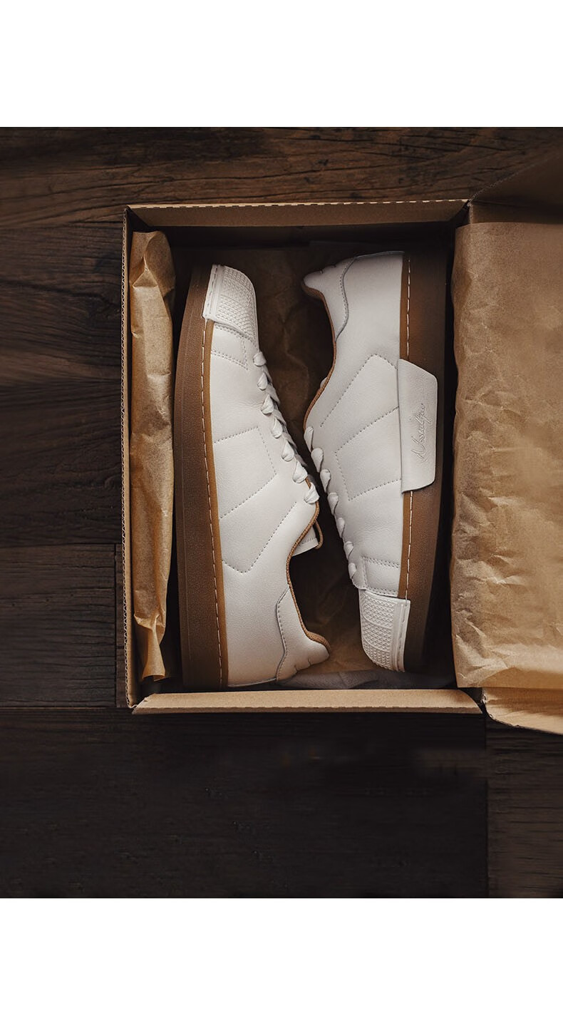 品牌情侣鞋子2022新款复古经典贝壳头板鞋男简约百搭小白鞋小众轻便