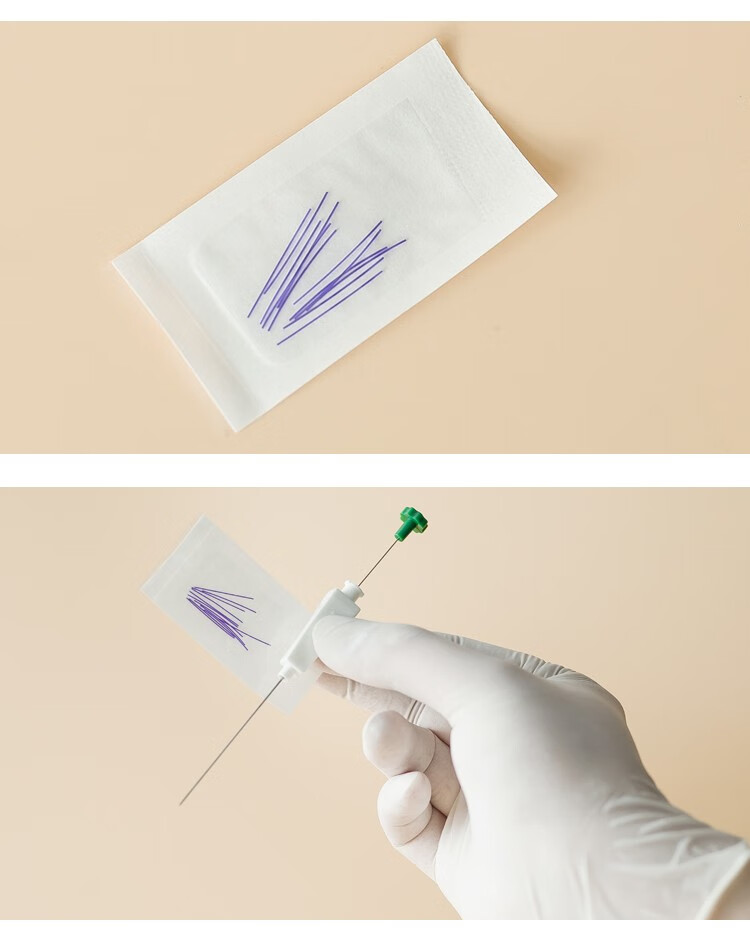 智象医疗靓紫丝线单股蛋白线埋线使用智象埋线针穴位埋线402cm12根