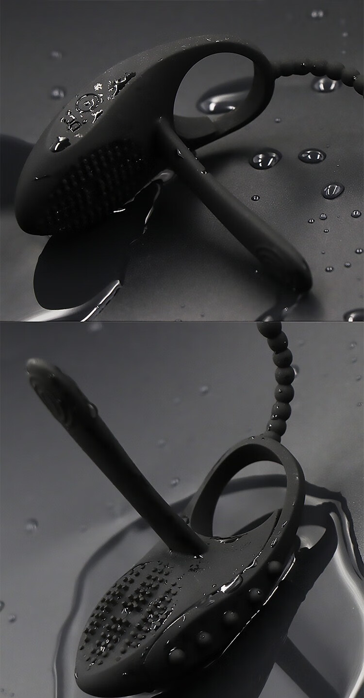 隐形震动环狼牙套男用锁精环sm后庭男女夫妻房事共振性辅助工具情趣